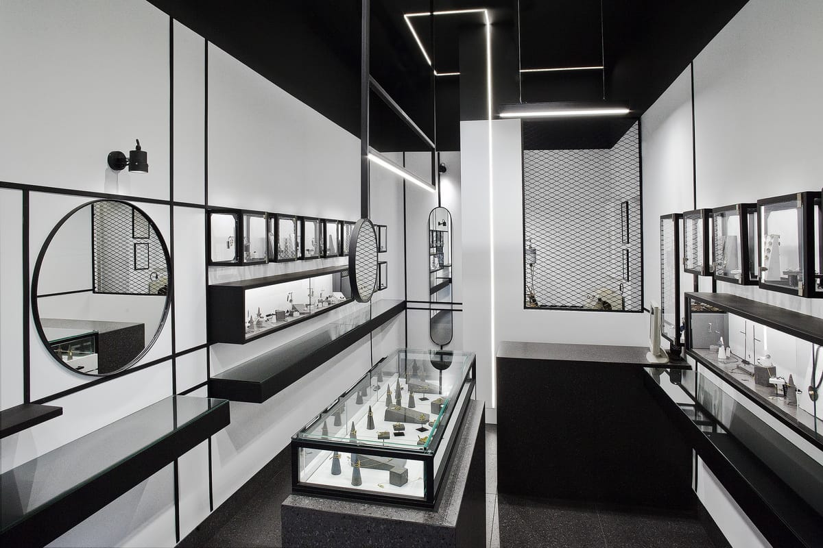 Alexis Kittas Jewelry Store by Amalgama Architects